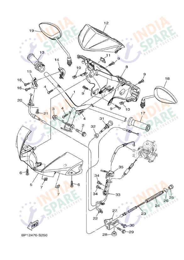 STEERING HANDLE & CABLE